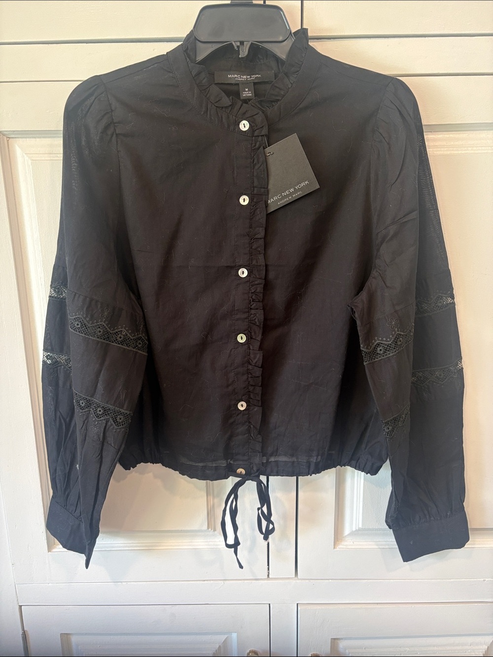 NWT Marc New York Black button down